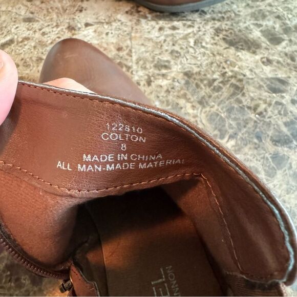 Michael By Michael Shannon Bootie Boots Sz 8 Brown​ - Picture 9 of 12